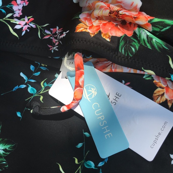 CupShe Floral Bikini swimsuit - Picture 8 of 8